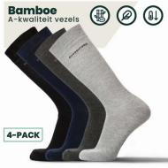 Bamboosa bamboe sokken 4-pack JA-KM thumbnail