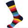 Dutch pop happy socks gekleurde streep unisex sk-016