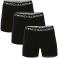 Muchachomalo 3-pack boxershorts zwart 1010SOLID185