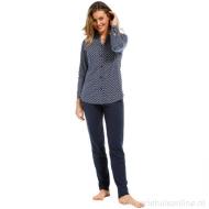 Pastunette deluxe doorknoop pyjama van Tencel 25212-302-6 thumbnail