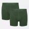Zaccini underwear boxers groen 2-pack M01-102-19