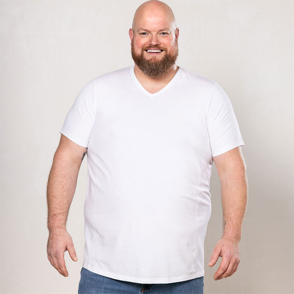 Alca grote maten herenshirt basic 11-291