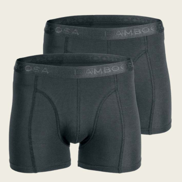 Antraciet Bamboosa Boxershort 2-pack LW-AN