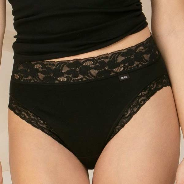 Avet dames slip met kant 3324