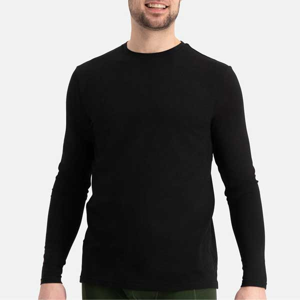 Bamboe heren shirt lange mouw Bamboo Basics Rolf 2 pack