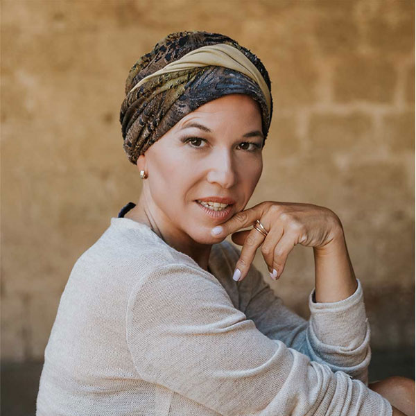 Chemomuts met haarband 1892 Felice headwear