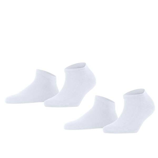 FALKE Happy 2-pack katoenen dames sneakersokken 46418