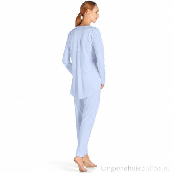 Medewerker hardop Floreren Hanro katoenen dames pyjama met knoopjes 7949 | Lingeriehuisonline