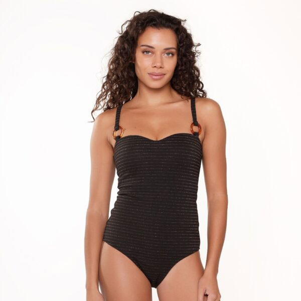 LingaDore badpak zwart padded sale 7201SS