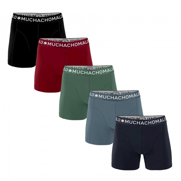 Knorrig Spelen met effect Muchachomalo 5-pack boxershorts light cotton 1010 | Lingeriehuisonline