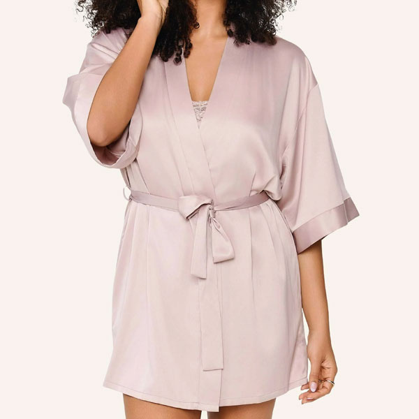 Satijnen ochtendjas LingaDore 1400KM