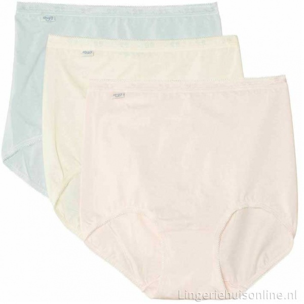 Sloggi basic maxi dames slips M019 P5 kleurtjes