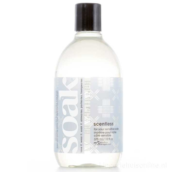Soak geurloos lingerie wasmiddel Scentless 375ML zonder parfum