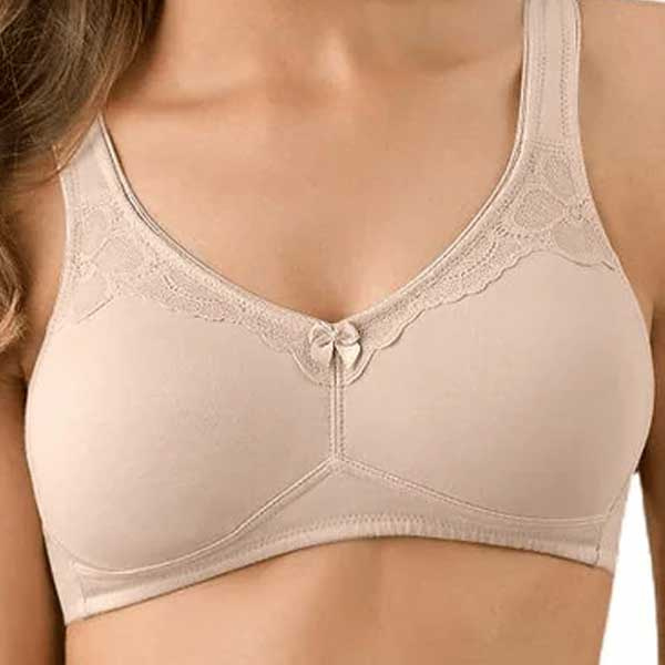 Soft bh van katoen zonder beugel Naturana 5144