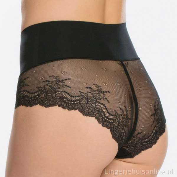 Spanx Undie-tectable Lace Hi-Hipster Panty, SP0515, Turkish Mint, XS 