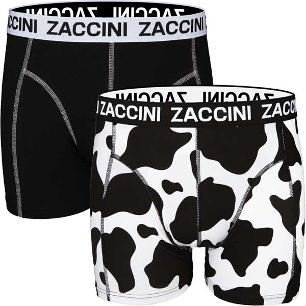 bevel dwaas achterzijde Zaccini boxershorts Koeien print M05-230-01 | Lingeriehuisonline